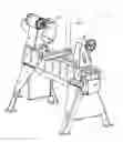 Fig. 01 - Tilt away tailstock attachment for lathes