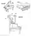 Fig. 23 - Key actuation systems for keyboard instruments