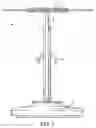 Fig. 03 - Umbrella table with oversized opening for umbrella pole