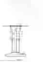 Fig. 07 - Umbrella table with oversized opening for umbrella pole