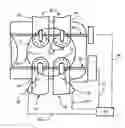 Fig. 01 - Method of controlling scavenging of the burnt gas of an indirect-injection engine, notably a supercharged engine, and engine using such a method