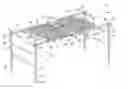 Fig. 01 - Portable cooking grill having collapsible and extensible frame