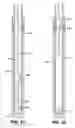 Fig. 13 - One trip cemented expandable monobore liner system and method