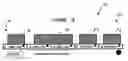 Fig. 13 - Conveyor system and method for accumulating packages of varying lengths