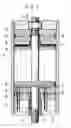 Fig. 02 - Spacer element for guiding flow media