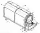 Fig. 01 - Internally fed rotary screen manure separator
