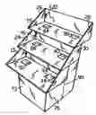 Fig. 01 - Foldable stepped display stands
