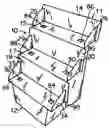 Fig. 01 - Foldable stepped display stands