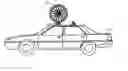 Fig. 01 - SLOTTTED WHEEL SUPPORT MOUNTABLE ON A LOAD CARRIER