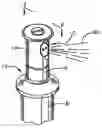 Fig. 01 - Rotary irrigation sprinkler nozzle