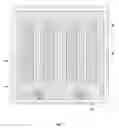 Fig. 02 - Contacting scheme for large and small area semiconductor light emitting flip chip devices