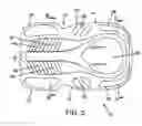 Fig. 03 - Snow sled having steerable foot rudders