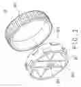 Fig. 03 - Wheel of a baby walker with a function of preventing the speed from getting too high