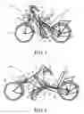 Fig. 03 - Bicycle with a frame of tubes connected to each other so that they can pivot