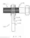 Fig. 16 - Quick-connecting coupler for hoses, pipes and faucets