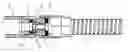 Fig. 01 - Flexible coupling of feed pipe