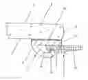Fig. 01 - Fixing strip in the form of a pre-fabricated continuous section