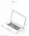 Fig. 02 - Portable computer having a detachable display, the detachable display, and a supporting device to support the same