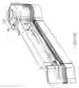 Fig. 45 - Ink ejection nozzle with a thermal bend actuator