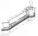 Fig. 01 - Inkjet nozzle assembly with resistive heating actuator