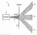 Fig. 01 - Projection device for simultaneously generating a plurality of mutually spaced, holographic frames of one and the same image by means of a holographic screen