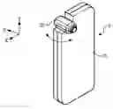 Fig. 01 - Revolving lens module for mobile communication devices
