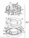 Fig. 02 - Transmission device for transmitting electrical signals between a rotor and a stator