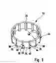 Fig. 04 - Transmission device for transmitting electrical signals between a rotor and a stator
