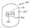 Fig. 01 - Cell phone case with magnifier and method