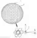 Fig. 01 - Dimple pattern on golf ball