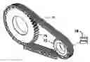 Fig. 01 - Power transmission chain with ceramic joint components