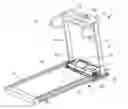 Fig. 01 - Treadmill with pedometer and method of counting the number of steps of user running or walking on treadmill