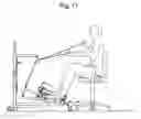 Fig. 18 - Exercise apparatus for seated user, and related methods