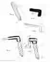 Fig. 04 - Low-profile, radial nerve splint with interchangeable resilient digit extensor elements and supination adjustment means