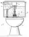 Fig. 01 - Handle assembly for a toilet with a rotating sensor assembly