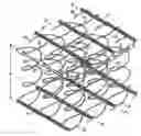Fig. 01 - Bedding or seating product made with coil springs having unknotted end turns