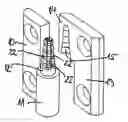 Fig. 01 - Hinge having fixedly engaged hinge means