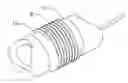 Fig. 01 - Method of mounting electro-conductive rings on a non-conductive tubular body