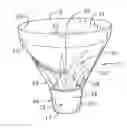 Fig. 01 - Method of wrapping a flower pot with a cover having an expandable portion