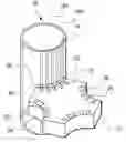 Fig. 01 - System for attaching a substantially three-dimensional structure to a substantially two-dimensional structure