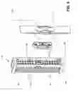 Fig. 10 - Electrostatic air purifier with a laterally removable collection grid module
