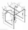 Fig. 01 - Foldable device capable of being used as chair or desk