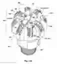 Fig. 11 - Drilling apparatus with reduced exposure of cutters and methods of drilling