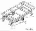Fig. 08 - Hospital bed having a drive wheel unit