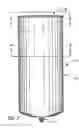Fig. 02 - Coaxial full-flow and bypass oil filter with spring/gasket arrangement
