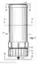 Fig. 05 - Coaxial full-flow and bypass oil filter having cap with blades