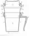 Fig. 01 - Container lid and holder and system and method for attaching a lid and holder to a container