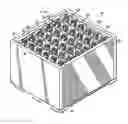 Fig. 01 - Container having sloped movable support member assemblies for supporting dunnage