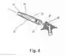 Fig. 05 - Water-spraying positioning device of a windshield