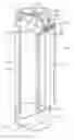 Fig. 01 - Golf bag frame with a leg assembly